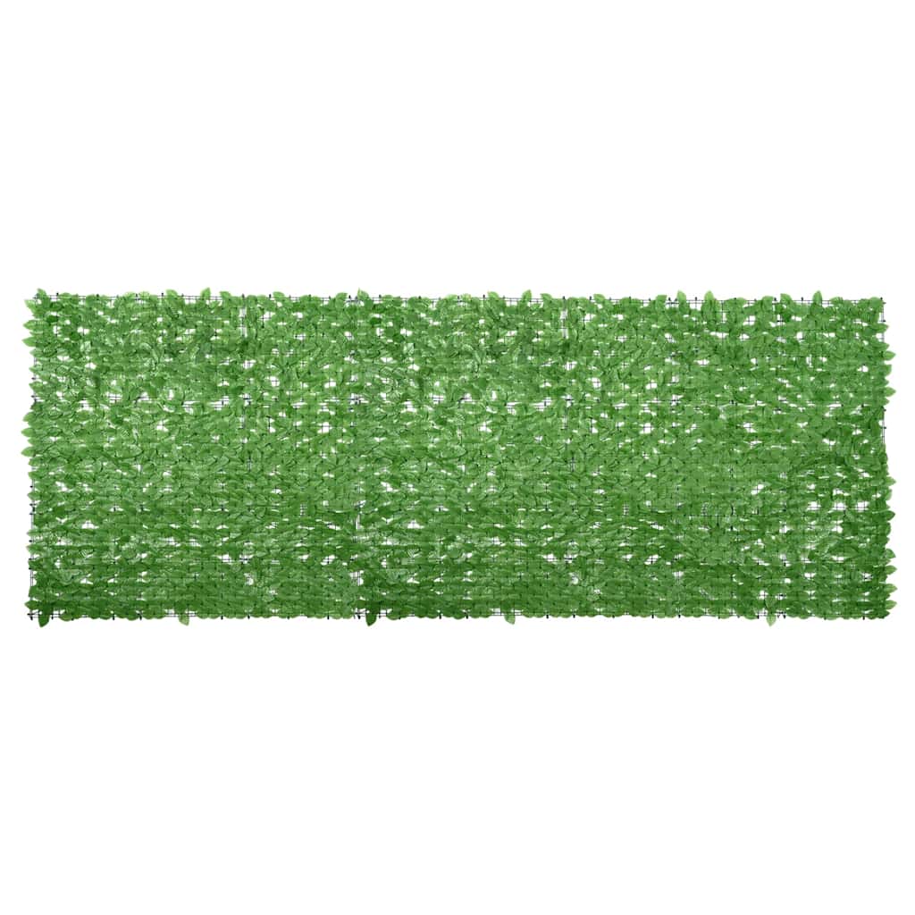 Tela de varanda com folhas verdes 400x150 cm