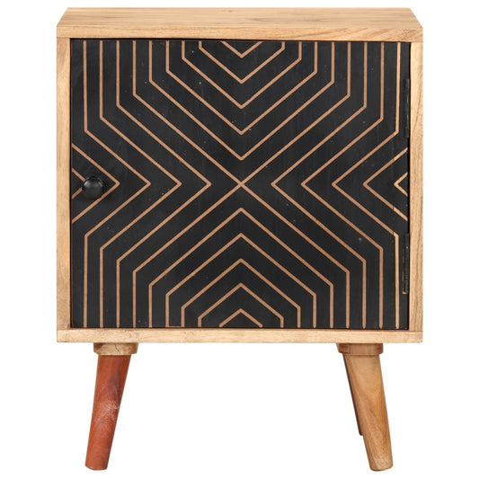 Mesa de cabeceira 40x30x50 cm madeira de acácia maciça