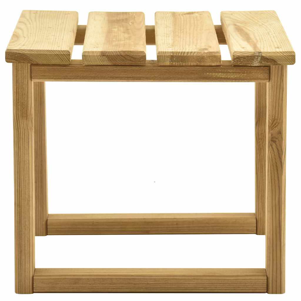 Espreguiçadeira de jardim com mesa madeira de pinho impregnada