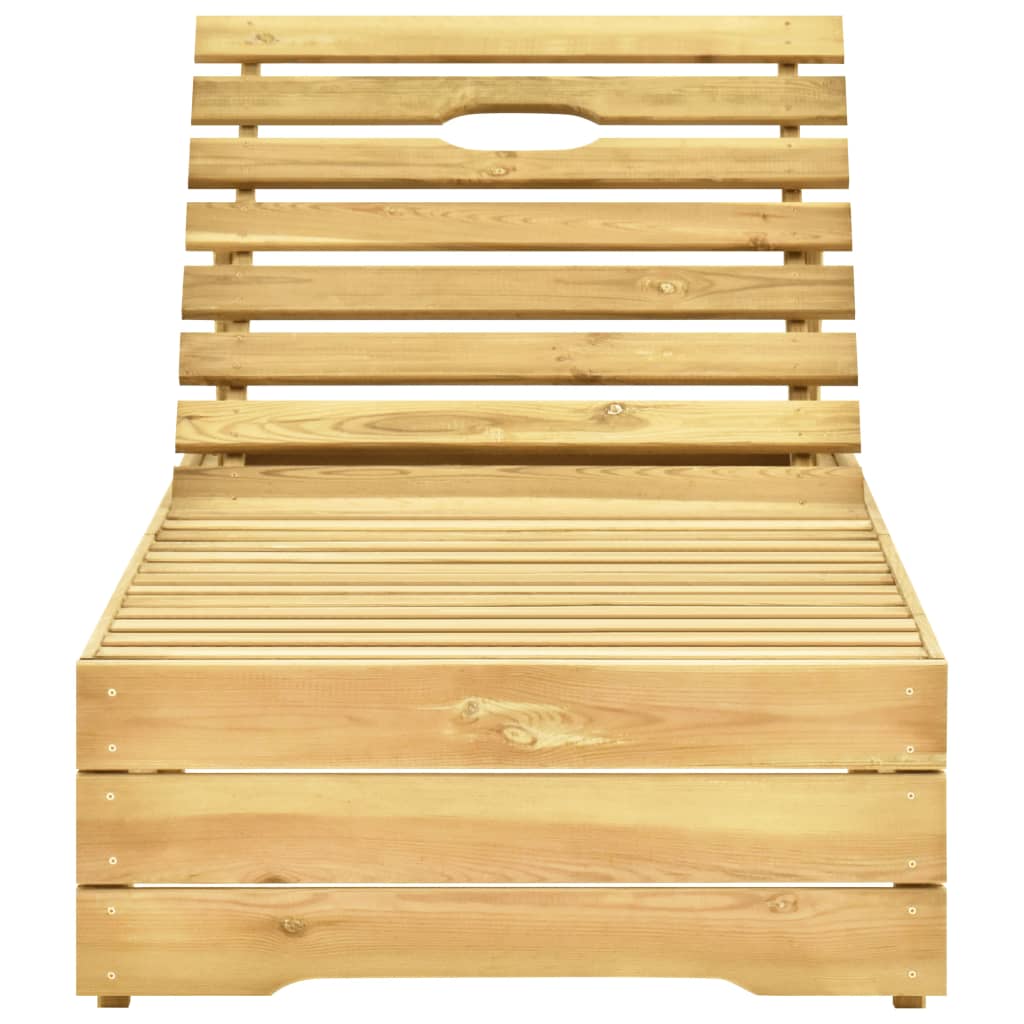 Espreguiçadeira pinho impregnado a verde