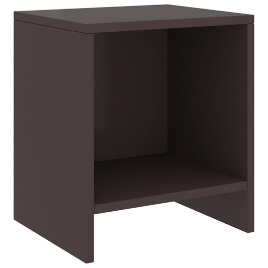Mesas de cabeceira 2pcs 35x30x40cm pinho maciço castanho-escuro