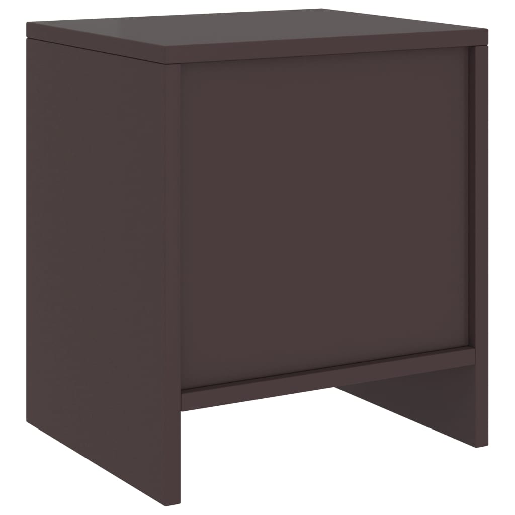 Mesas de cabeceira 2pcs 35x30x40cm pinho maciço castanho-escuro