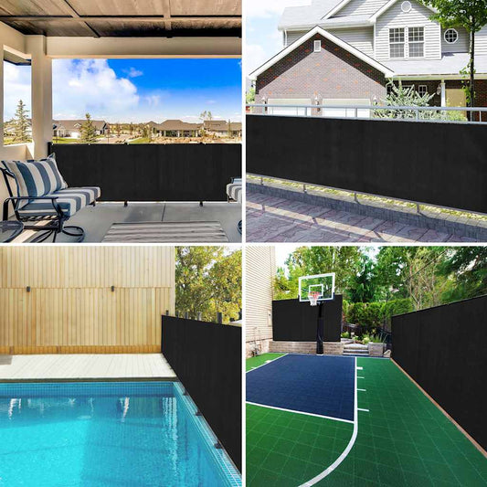 Rede de ocultação p/ privacidade PEAD 75 g/m² 1,5x10m antracite