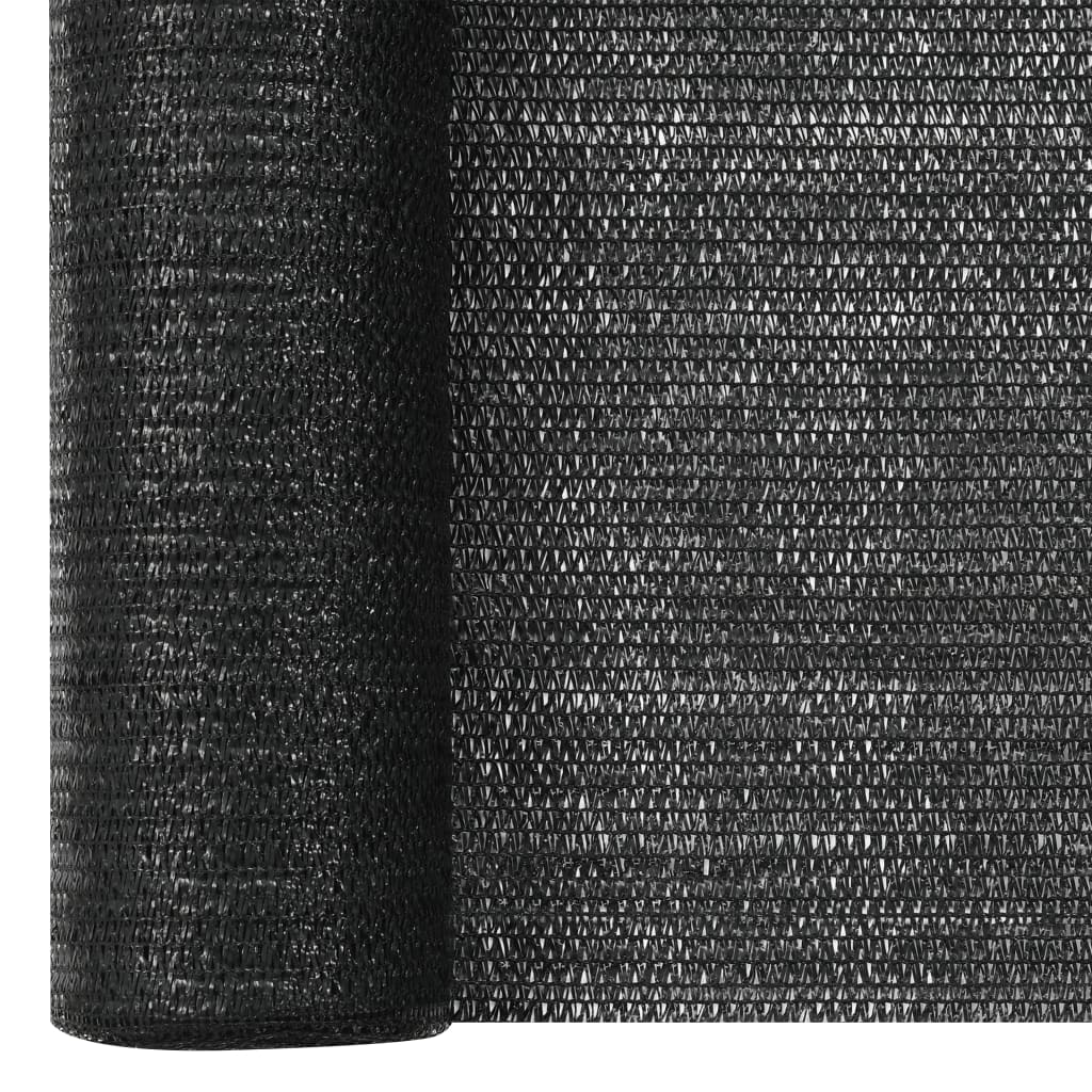 Rede de ocultação para privacidade PEAD 75 g/m² 3,6x10 m preto