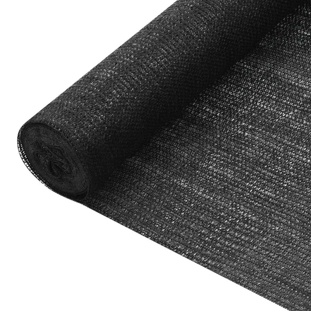 Rede de ocultação para privacidade PEAD 75 g/m² 3,6x25 m preto