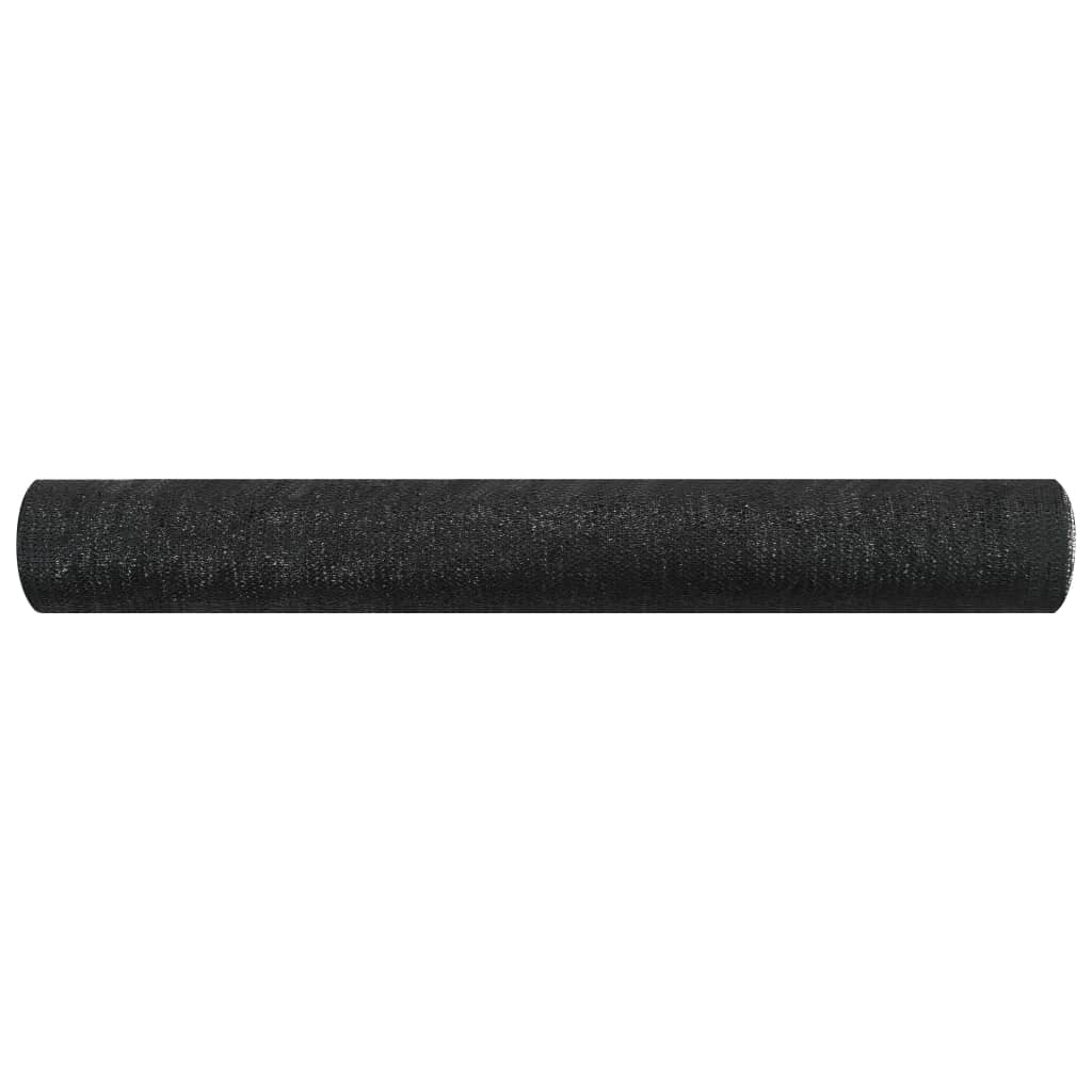 Rede de ocultação para privacidade PEAD 75 g/m² 3,6x25 m preto