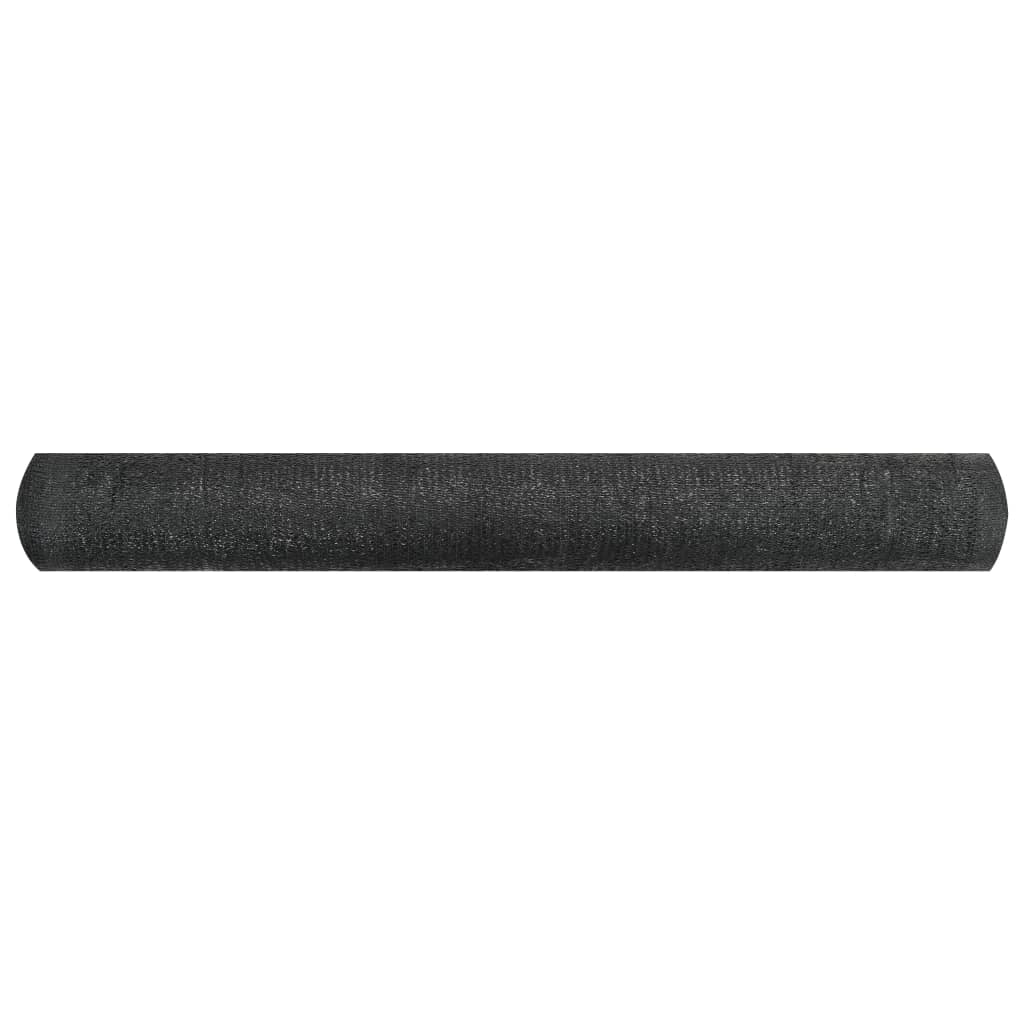 Rede de ocultação para privacidade PEAD 195 g/m² 1x25 m preto