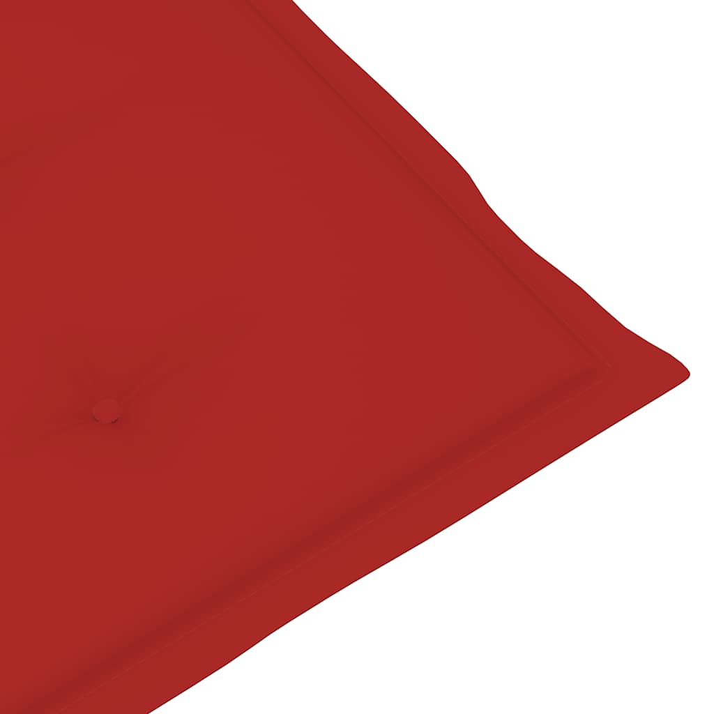 Espreguiçadeira de ext. c/ apoio pés e almofadão acácia maciça