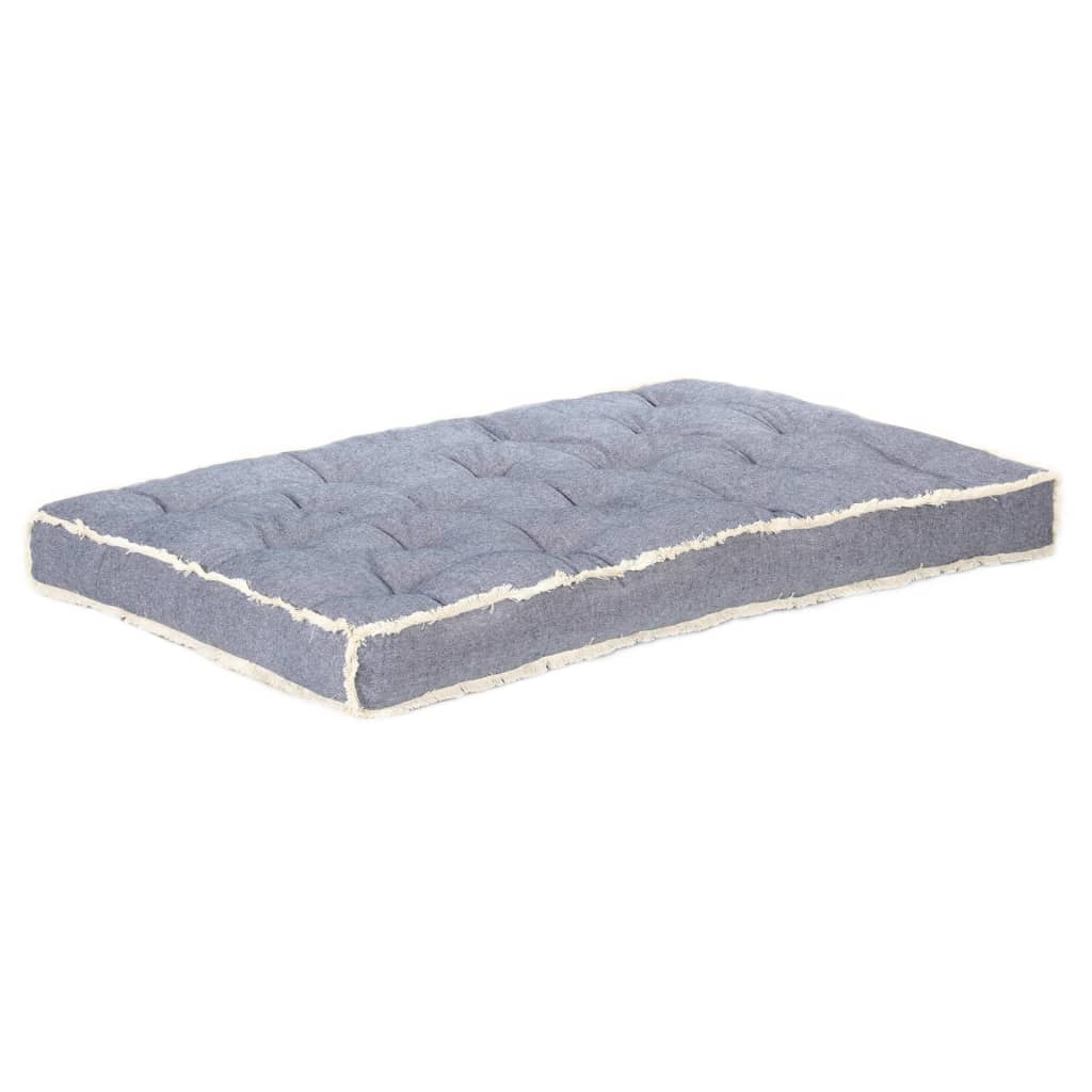 Almofadão para sofá de paletes 120x80x10 cm azul