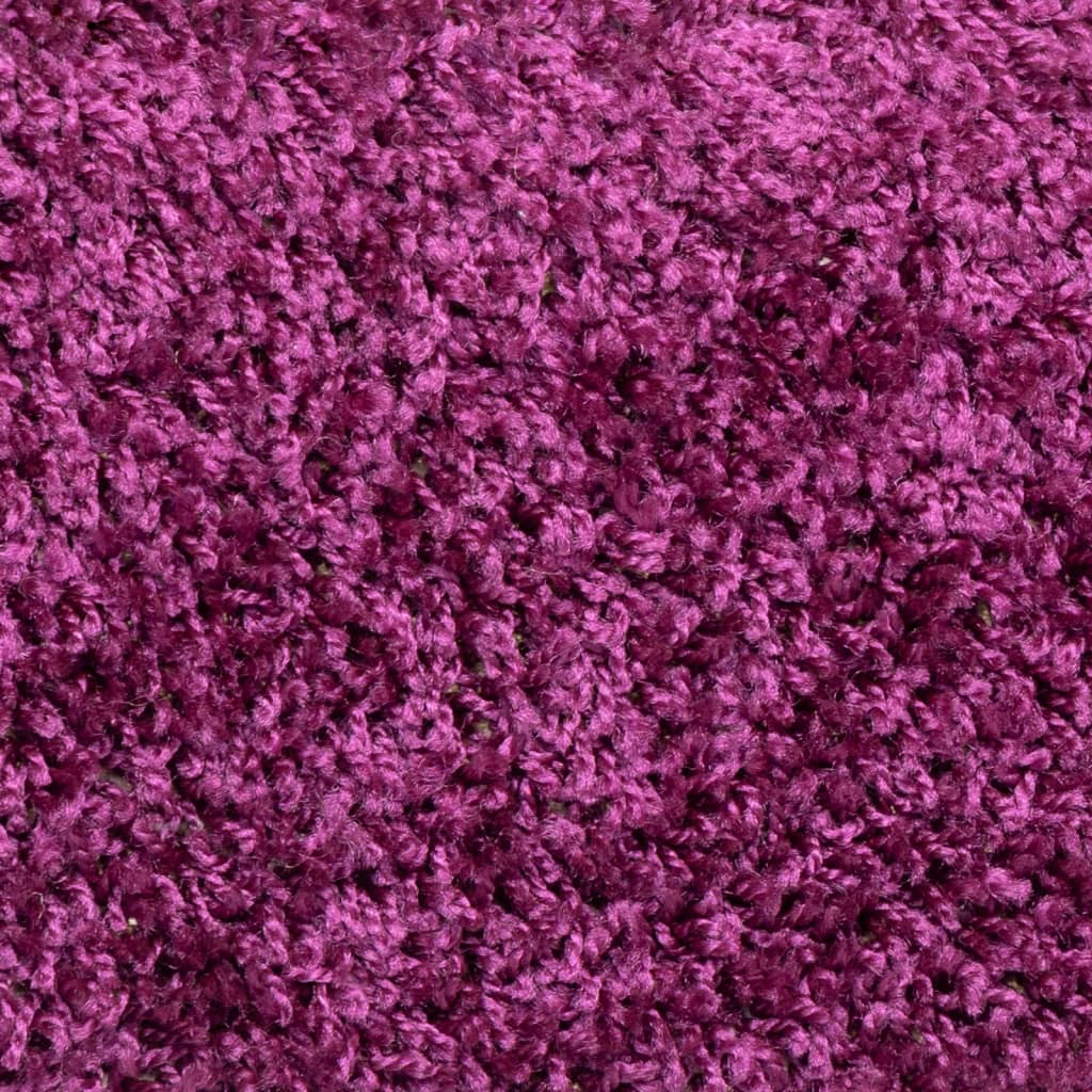 Tapetes de escada 10 peças 56x17x3 cm violeta semicircular