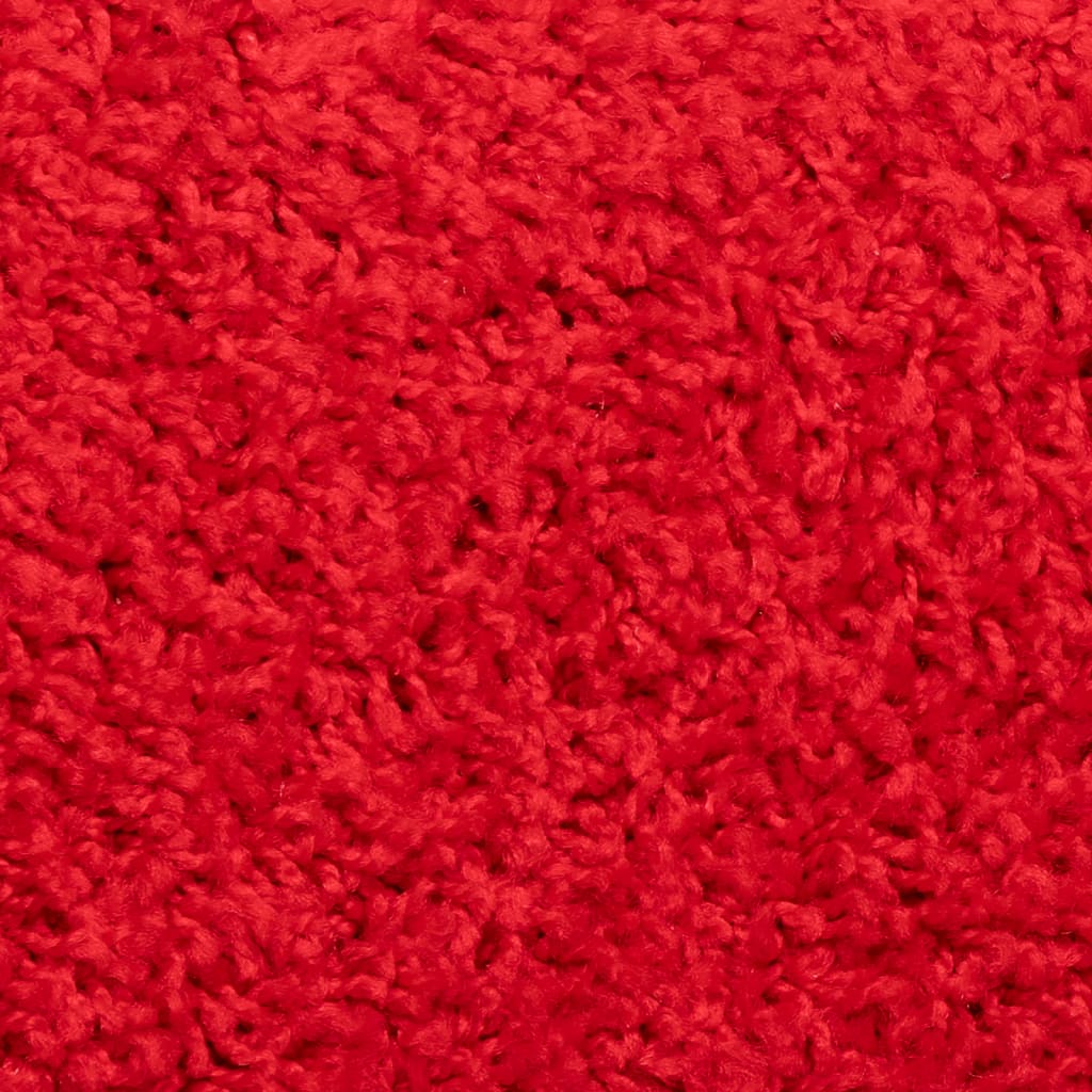Tapetes de escada 10 peças 56x17x3 cm vermelho semicircular