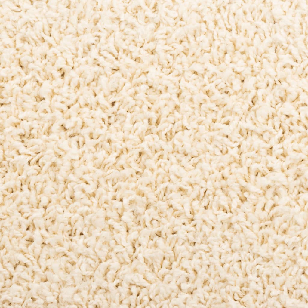 Tapetes de escada 10 peças 65x21x4 cm creme semicircular grande