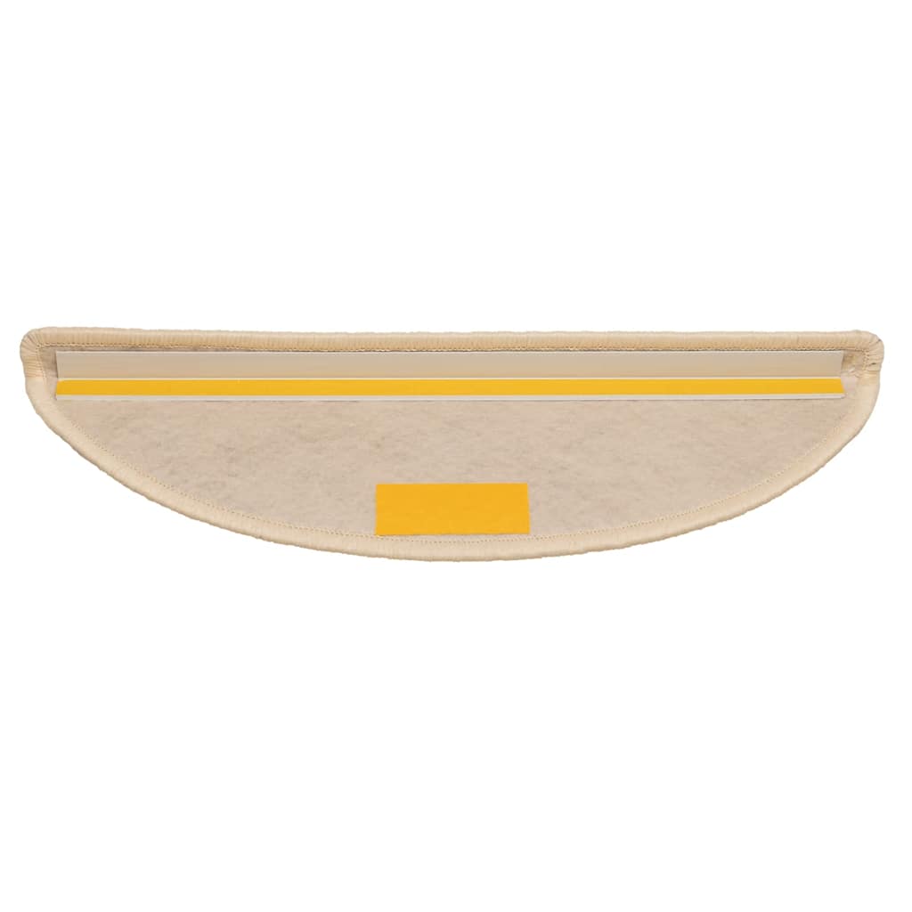Tapetes escada adesivos aspeto sisal 15 pcs 56x17x3 cm berbere