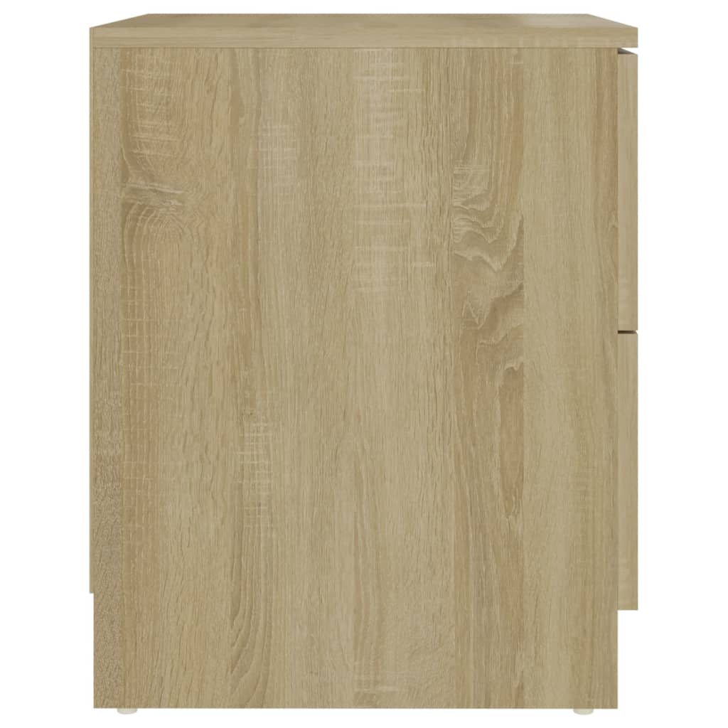 Mesa de cabeceira 40x40x50 cm contraplacado cor carvalho sonoma