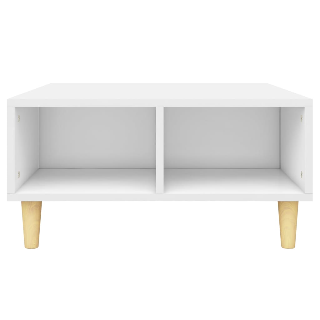 Mesa de centro 60x60x30 cm contraplacado branco