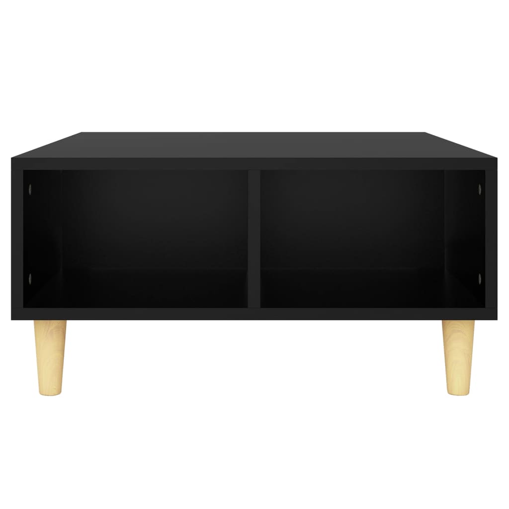 Mesa de centro 60x60x30 cm contraplacado preto