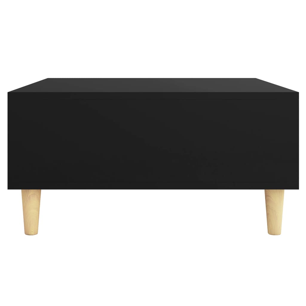 Mesa de centro 60x60x30 cm contraplacado preto