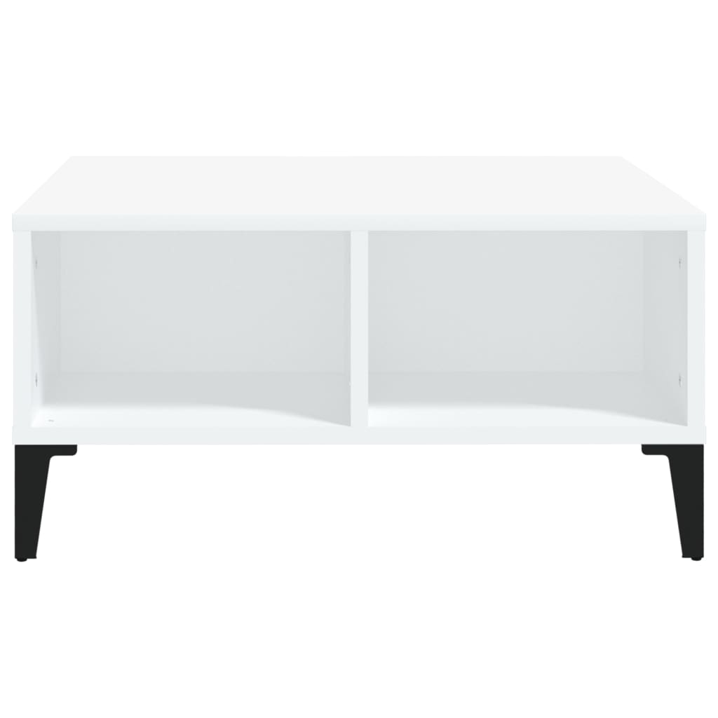 Mesa de centro 60x60x30 cm derivados de madeira branco