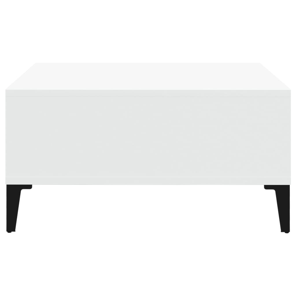 Mesa de centro 60x60x30 cm derivados de madeira branco
