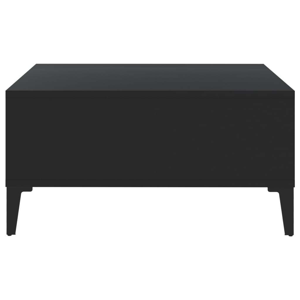 Mesa de centro 60x60x30 cm contraplacado preto