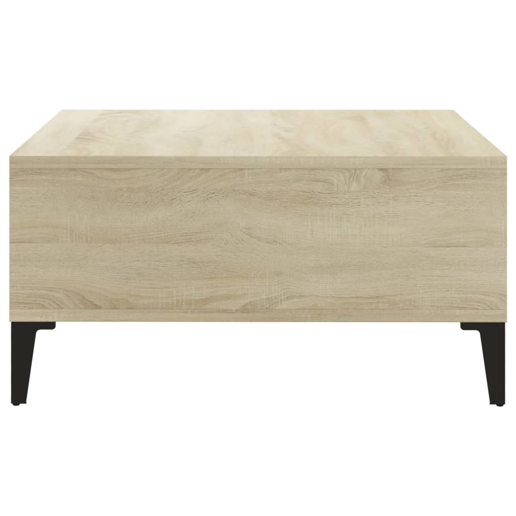 Mesa de centro 60x60x30 cm derivados de madeira carvalho sonoma