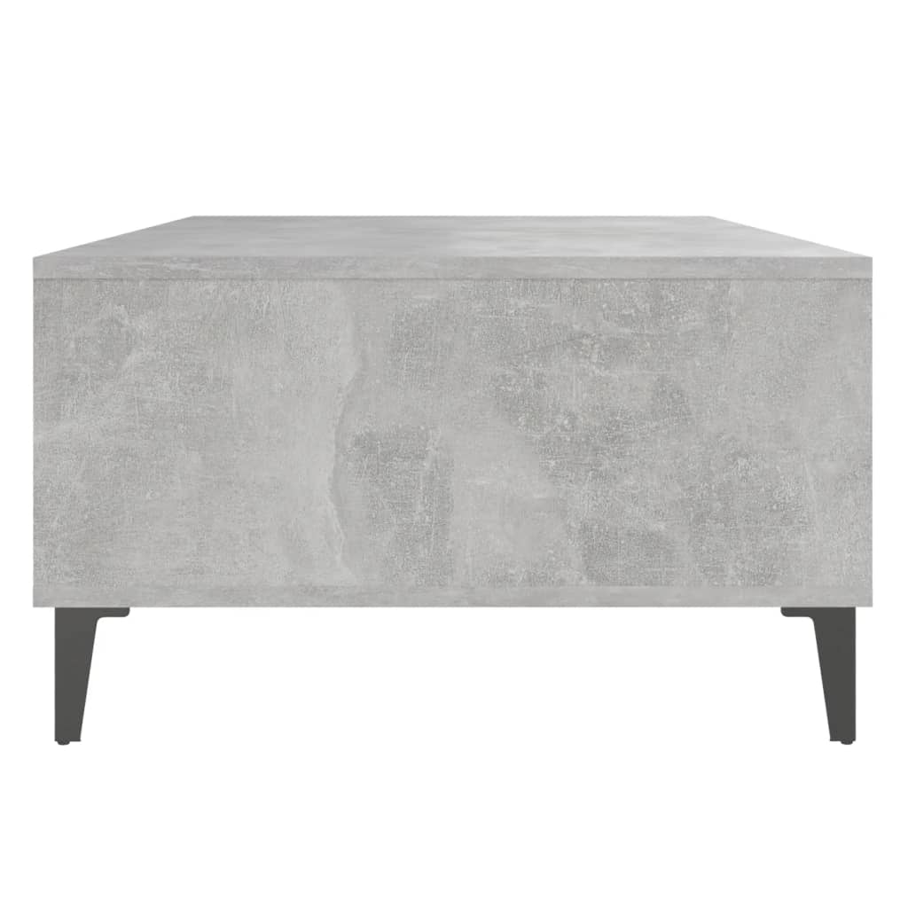 Mesa de centro derivados de madeira cinzento cimento