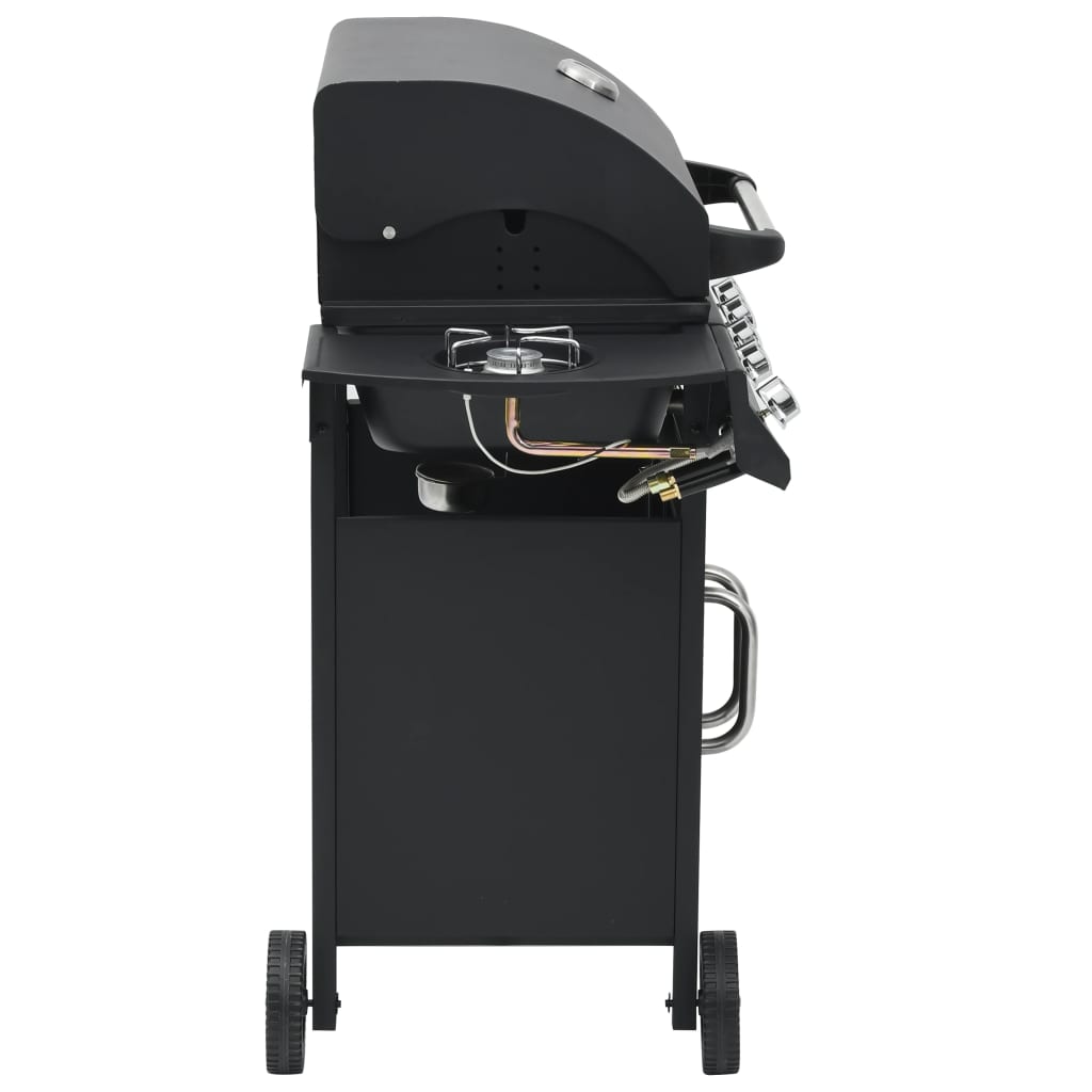 Grelhador/barbecue a gás 4+1 zonas de cozinhar preto
