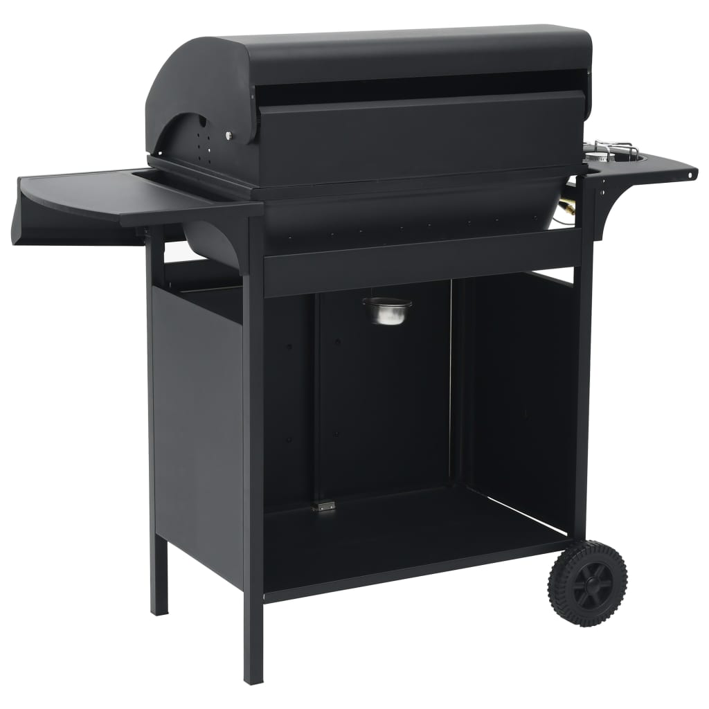 Grelhador/barbecue a gás 4+1 zonas de cozinhar preto