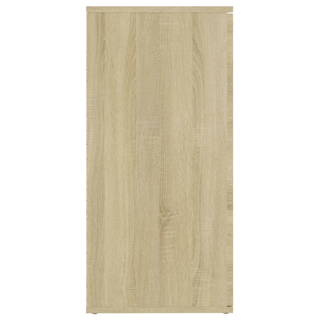 Aparador 160x36x75 cm contraplacado cor carvalho sonoma