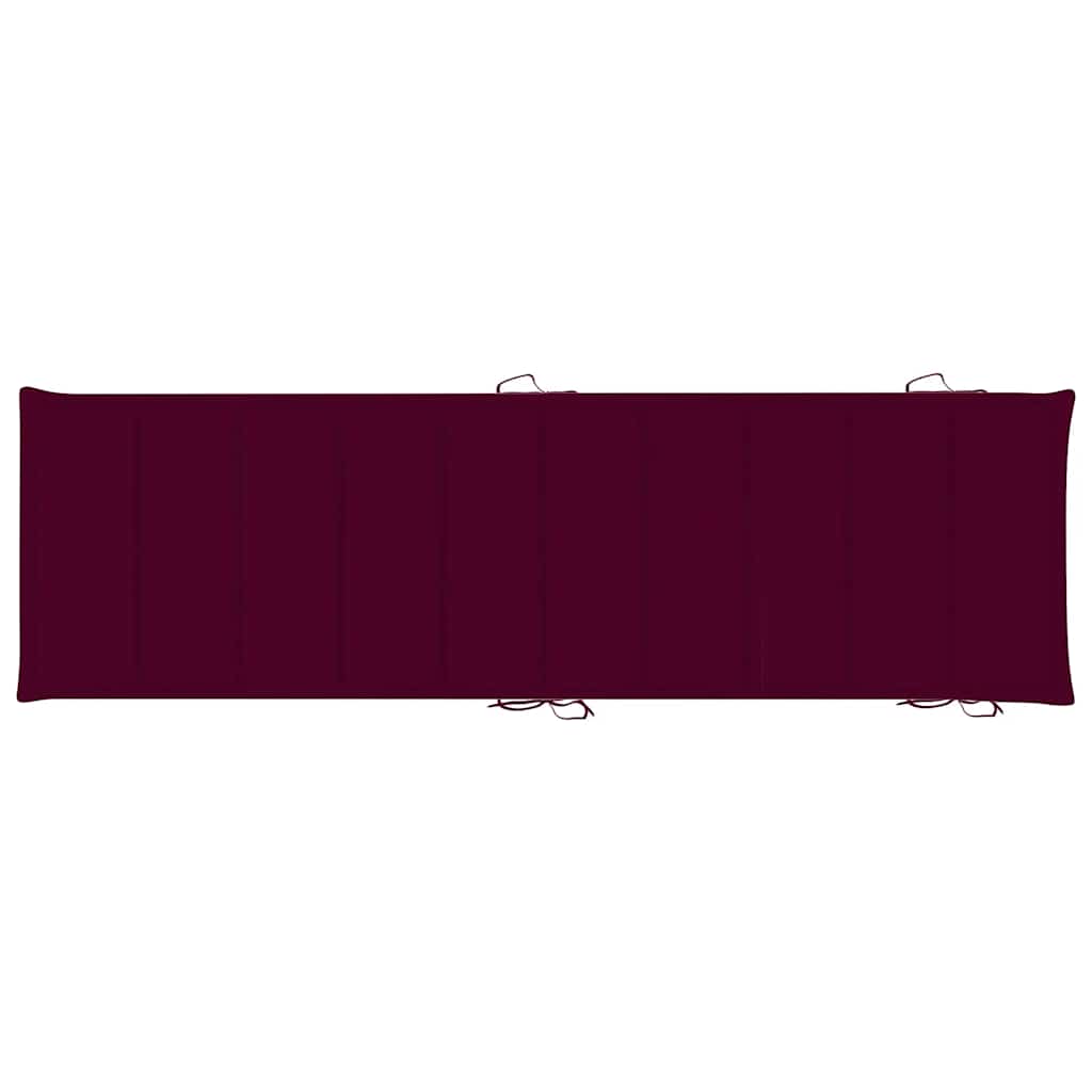 Espreguiçadeiras com mesa e almofadões 2 pcs acácia maciça