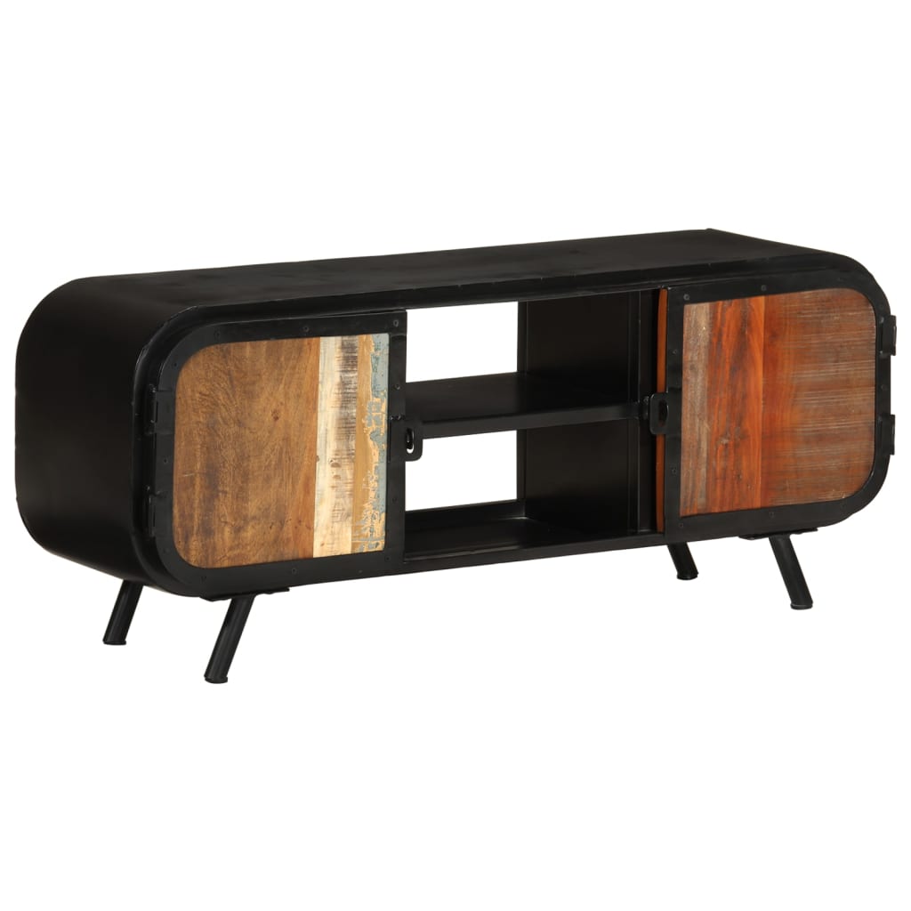 Móvel de TV madeira recuperada maciça