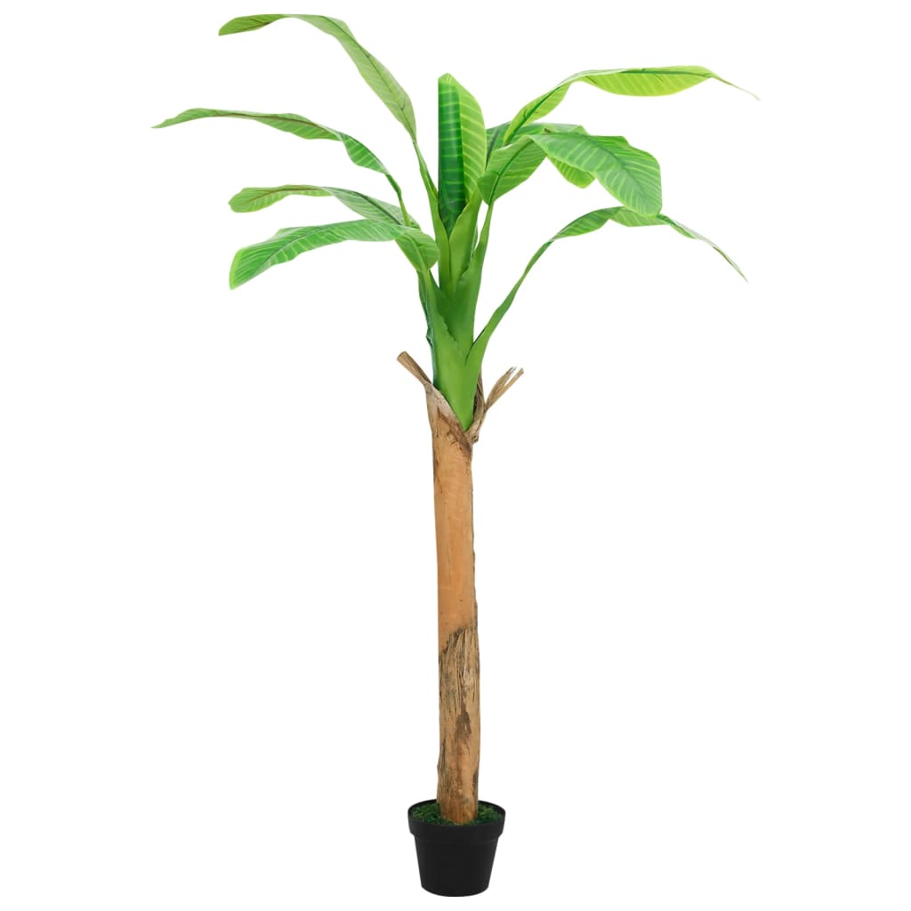Árvore bananeira artificial com vaso 180 cm verde