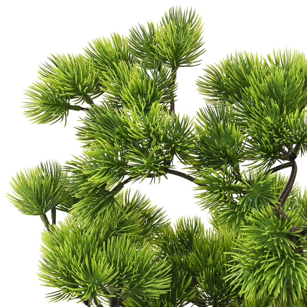 Bonsai pinus artificial com vaso 60 cm verde