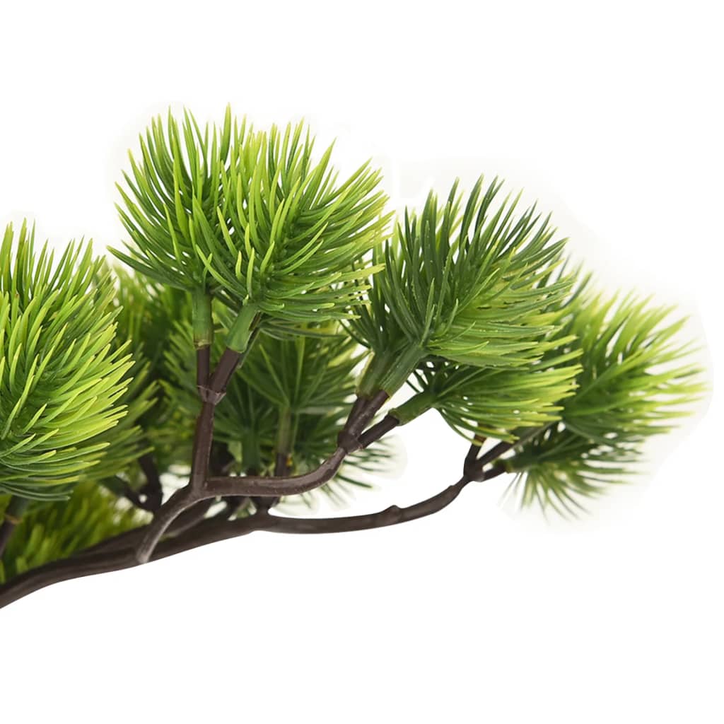 Bonsai pinus artificial com vaso 60 cm verde