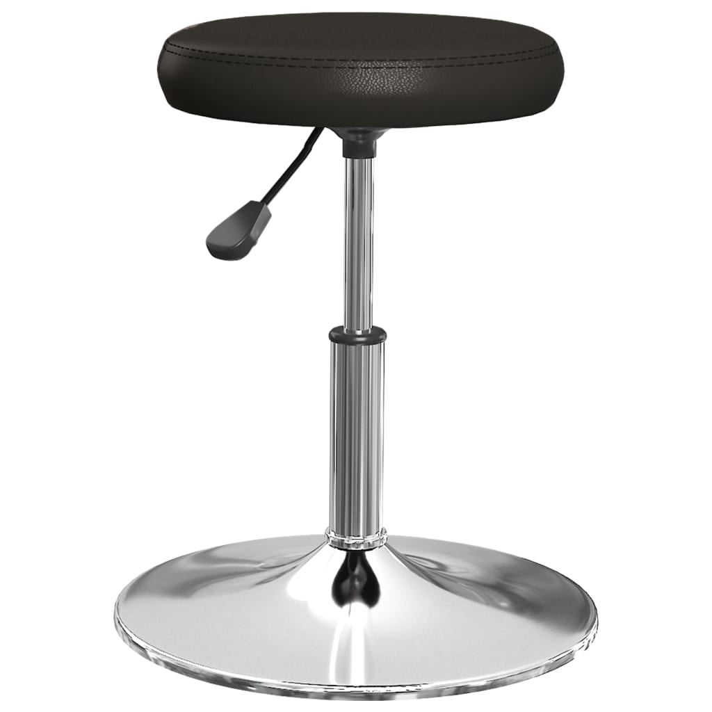 Cadeiras de jantar 2 pcs couro artificial preto