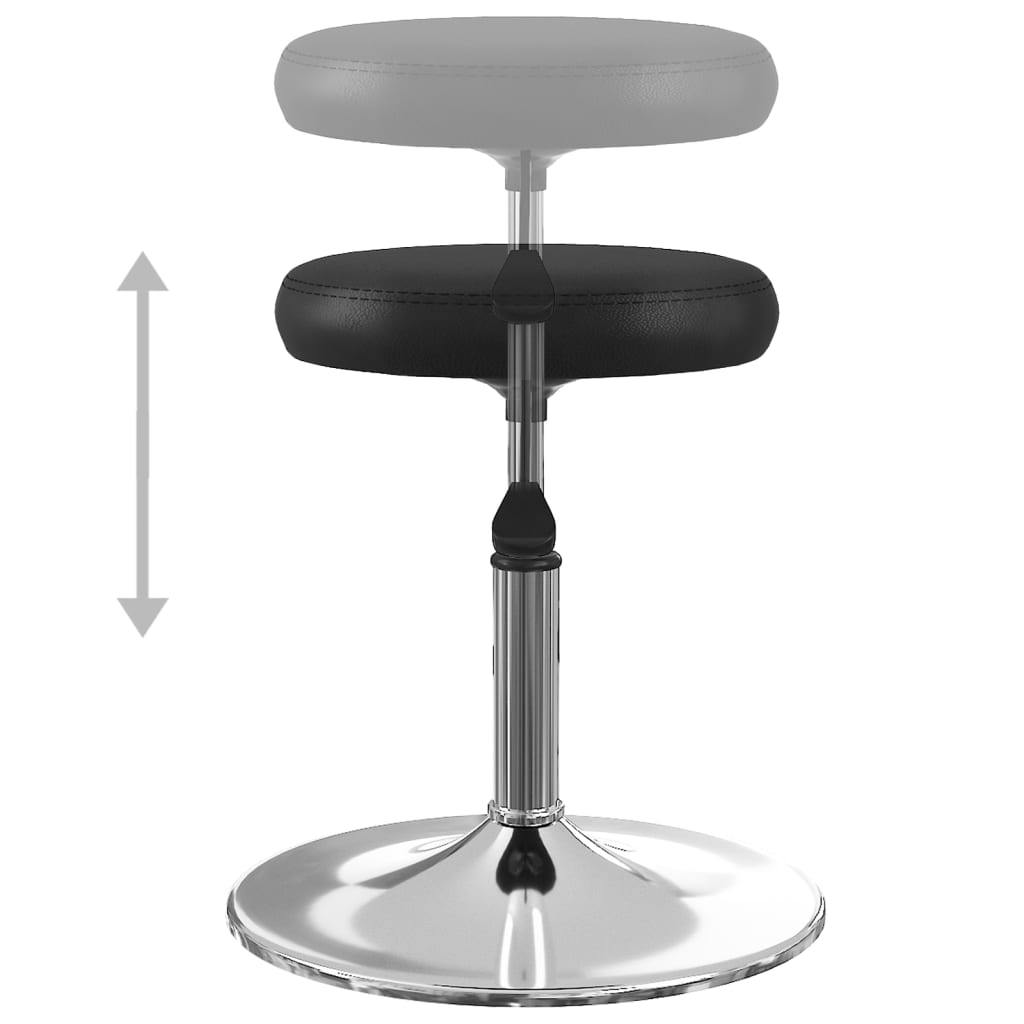 Cadeiras de jantar 2 pcs couro artificial preto