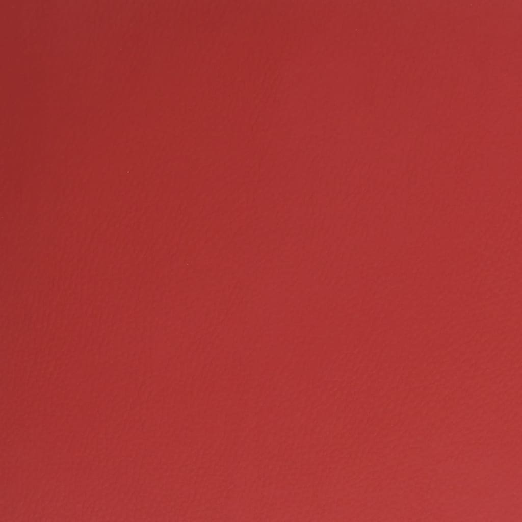Banco de bar couro artificial vermelho tinto