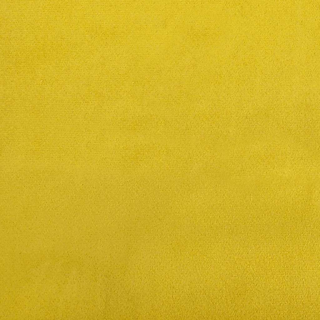 Cadeiras de jantar giratórias 2 pcs veludo amarelo mostarda