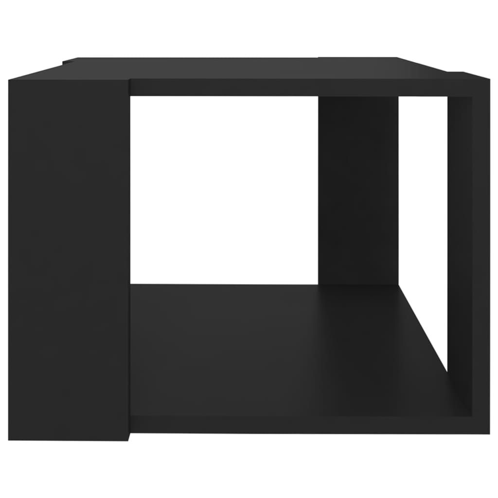 Mesa de centro 40x40x30 cm madeira processada preto