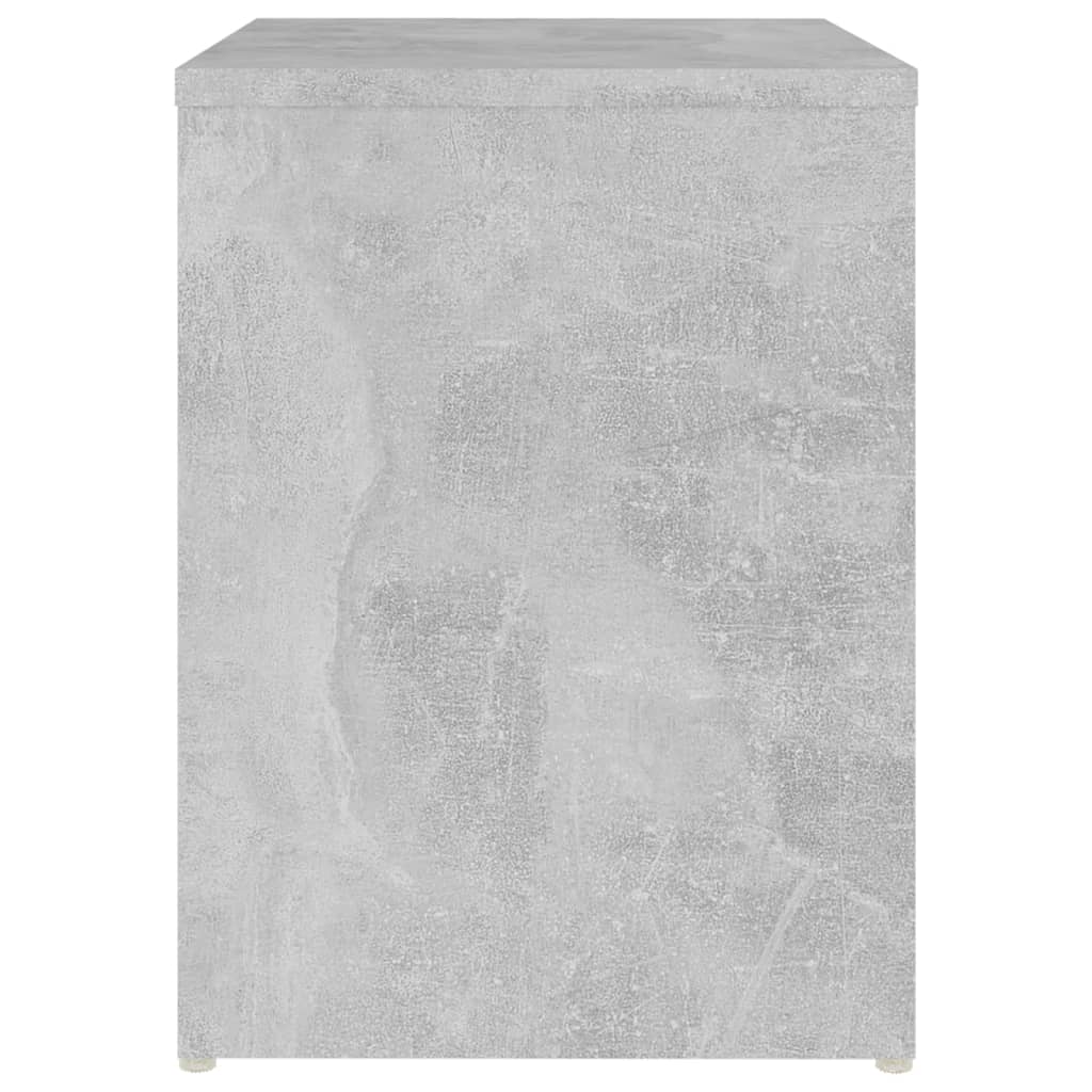 Mesas de cabeceira 2 pcs derivados de madeira cinzento cimento