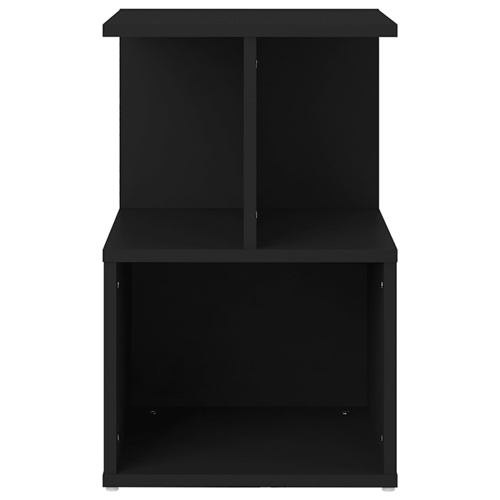 Mesa de cabeceira 35x35x55 cm derivados de madeira preto