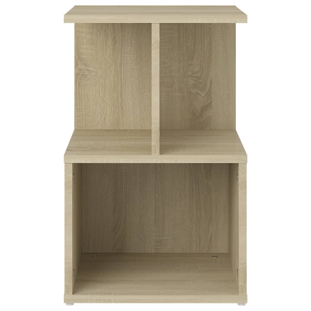 Mesas cabeceira 2 pcs 35x35x55cm deriv. madeira carvalho sonoma