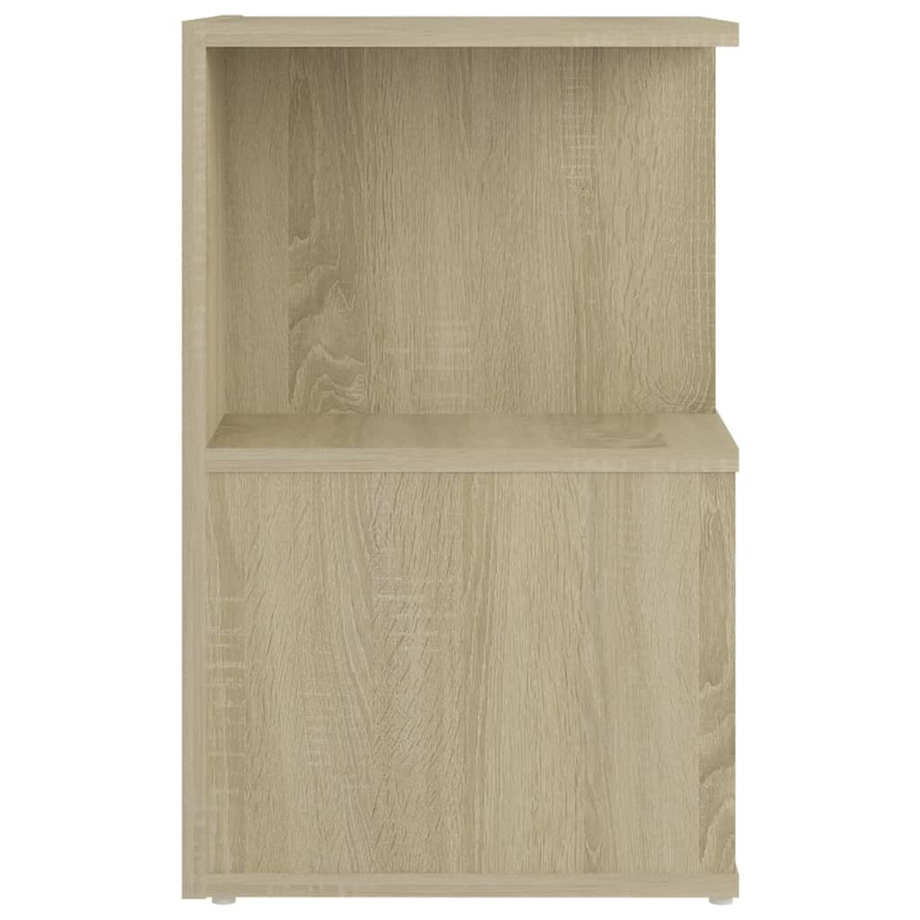 Mesas cabeceira 2 pcs 35x35x55cm deriv. madeira carvalho sonoma