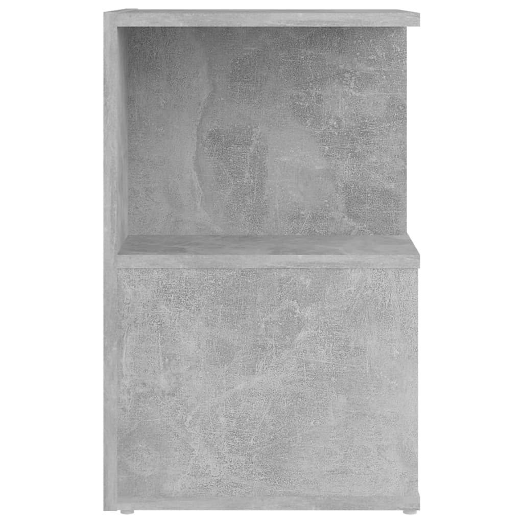 Móvel lateral 35x35x55 cm derivados de madeira cinzento cimento