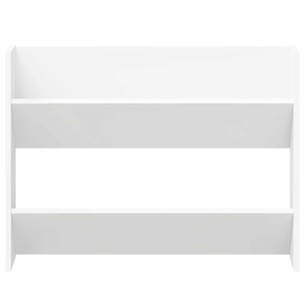Sapateiras de parede 2 pcs 80x18x60 cm contraplacado branco