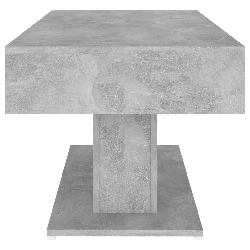 Mesa de centro 96x50x45 cm derivados madeira cinzento cimento