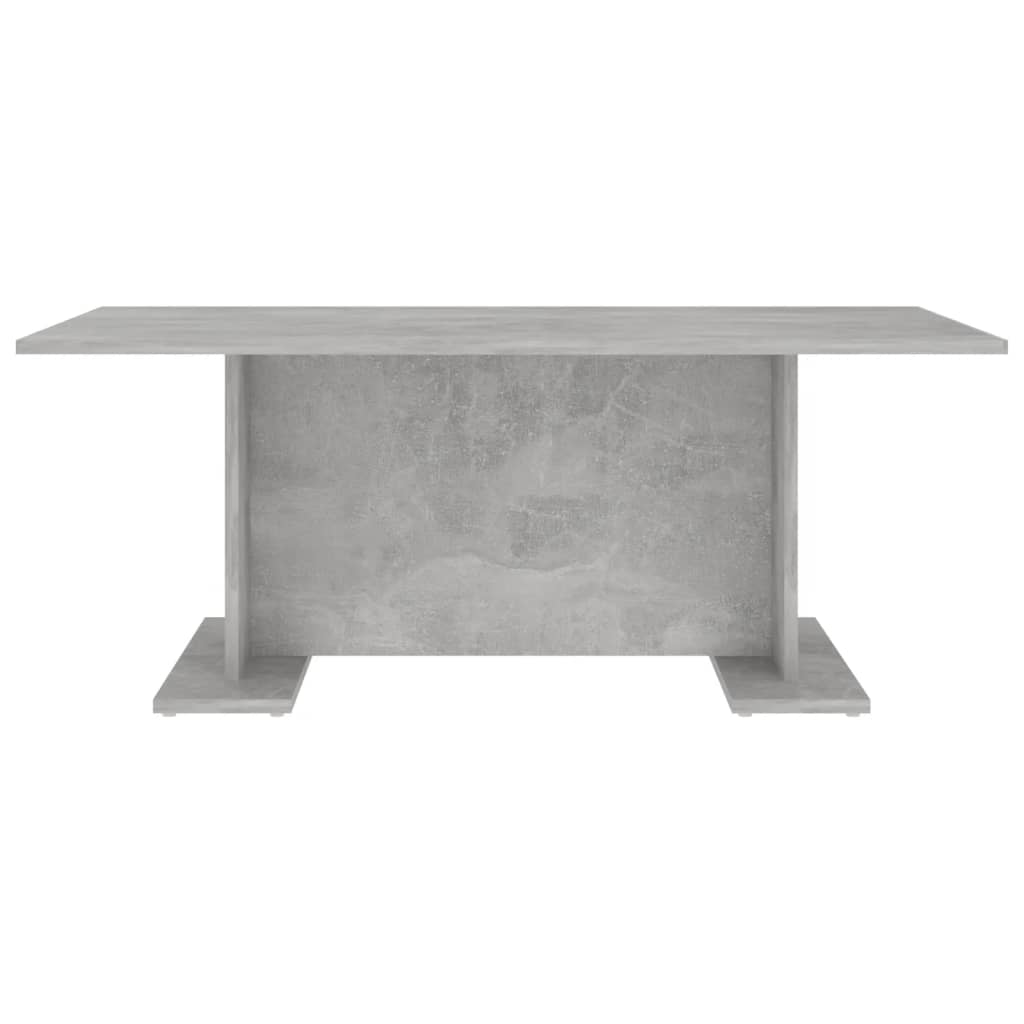 Mesa de centro 103,5x60x40 cm contraplacado cinzento cimento