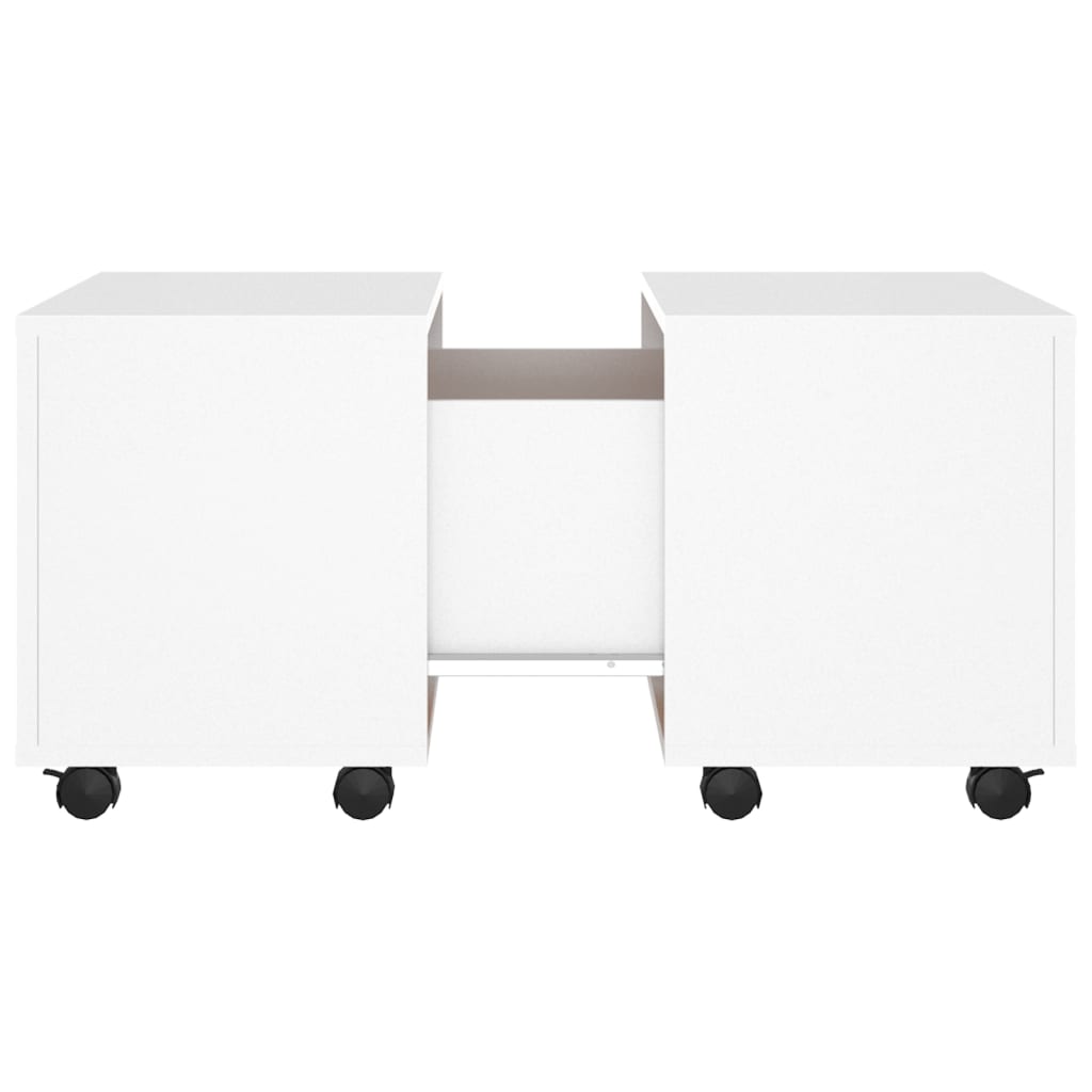Mesa de centro 60x60x38 cm derivados de madeira branco