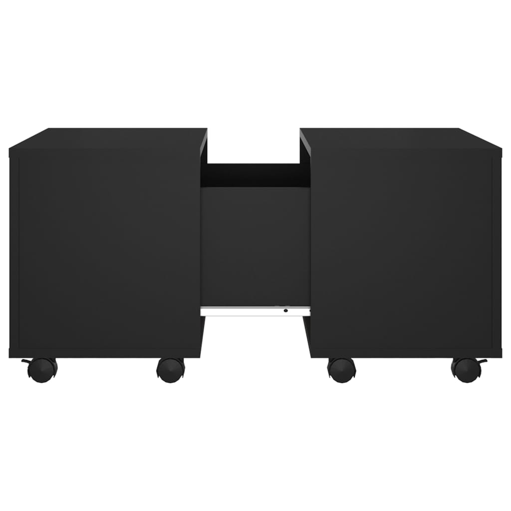 Mesa de centro 60x60x38 cm derivados de madeira preto
