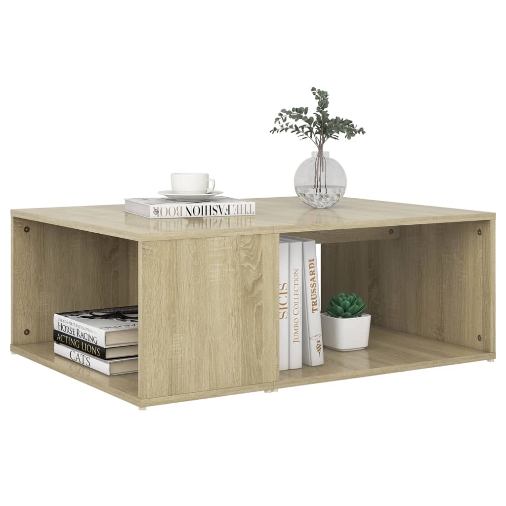 Mesa de centro 90x67x33 cm derivados de madeira carvalho sonoma